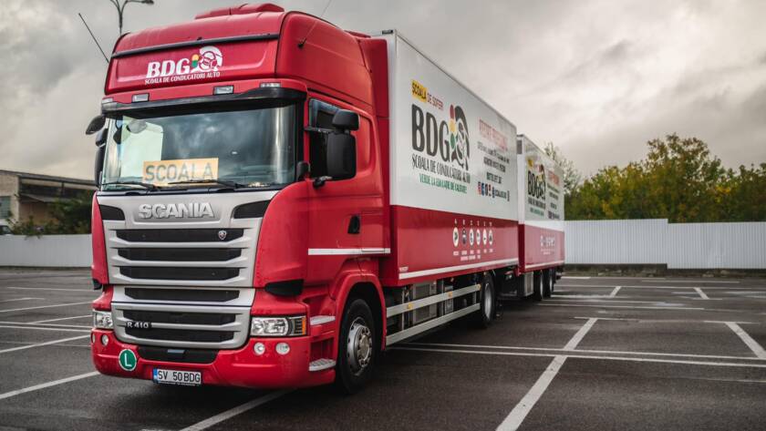 Poză camion pentru categoria C + CE