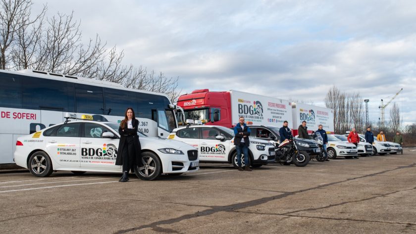 Flota scoala de soferi BDG, categoria A, categoria B, categoria C, categoria D