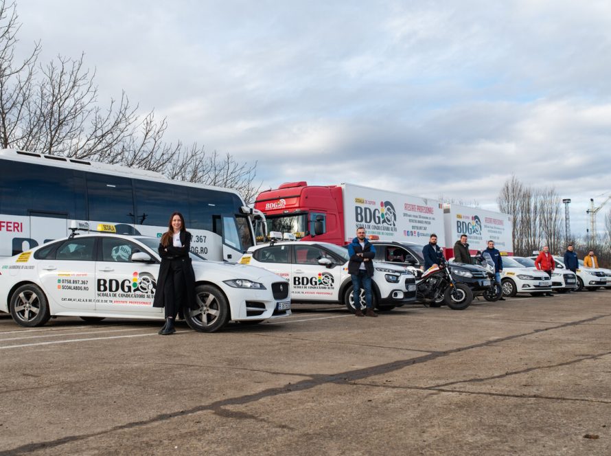 Flota scoala de soferi BDG, categoria A, categoria B, categoria C, categoria D